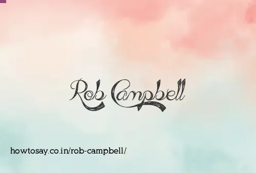 Rob Campbell