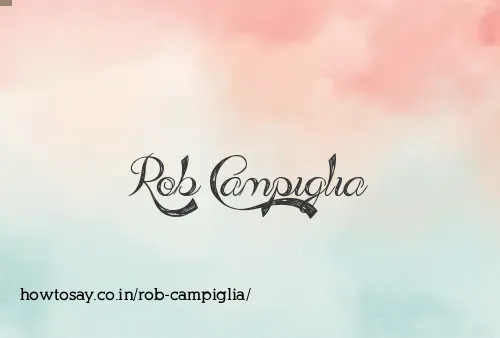 Rob Campiglia