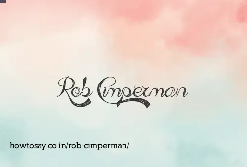 Rob Cimperman