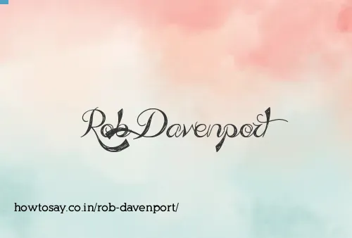 Rob Davenport
