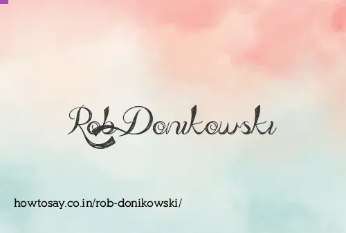Rob Donikowski
