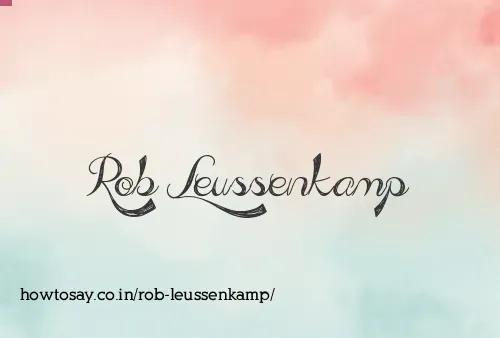 Rob Leussenkamp