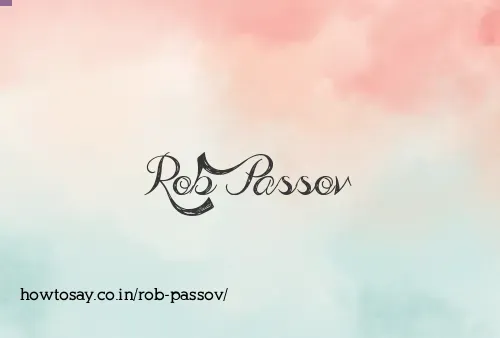 Rob Passov