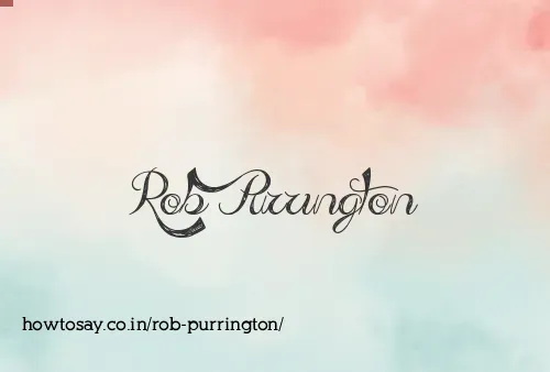 Rob Purrington