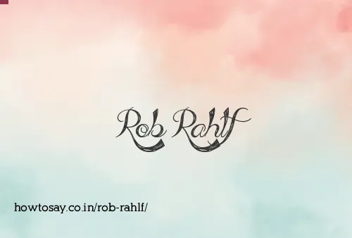 Rob Rahlf