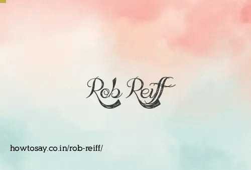 Rob Reiff