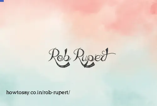 Rob Rupert