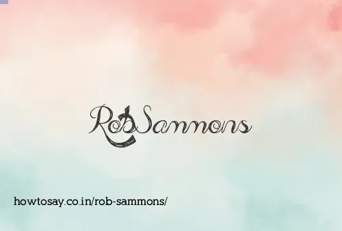 Rob Sammons