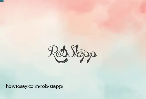 Rob Stapp