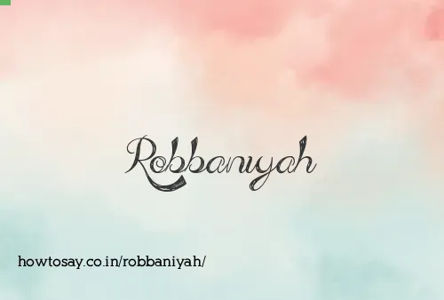 Robbaniyah