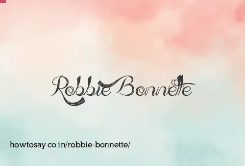 Robbie Bonnette