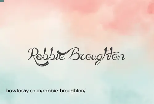 Robbie Broughton