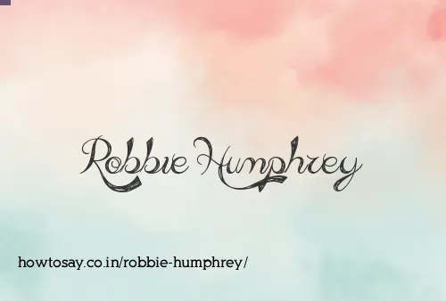Robbie Humphrey