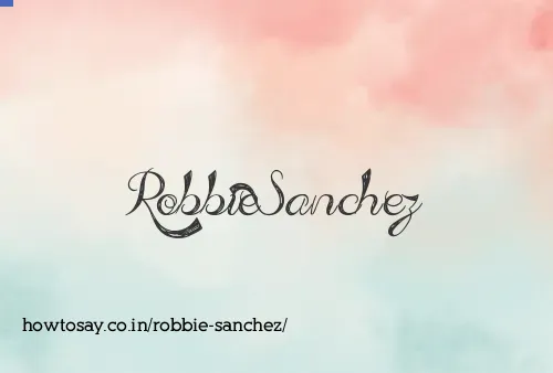 Robbie Sanchez