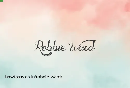 Robbie Ward