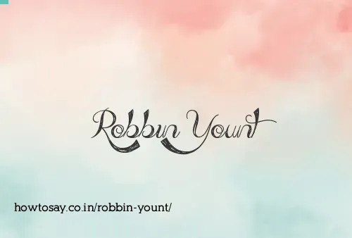 Robbin Yount