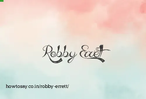 Robby Errett