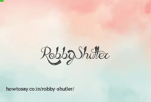 Robby Shutler