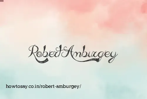 Robert Amburgey