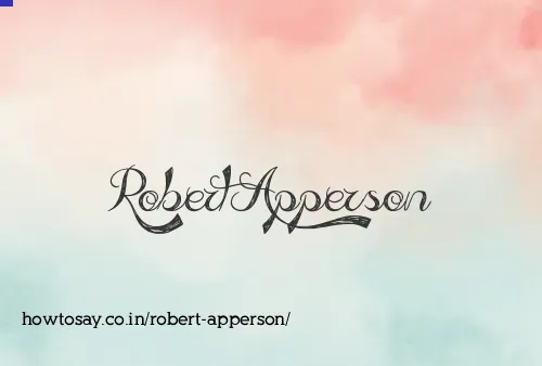 Robert Apperson
