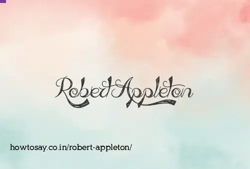 Robert Appleton
