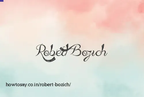 Robert Bozich