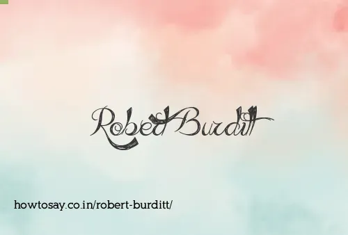 Robert Burditt