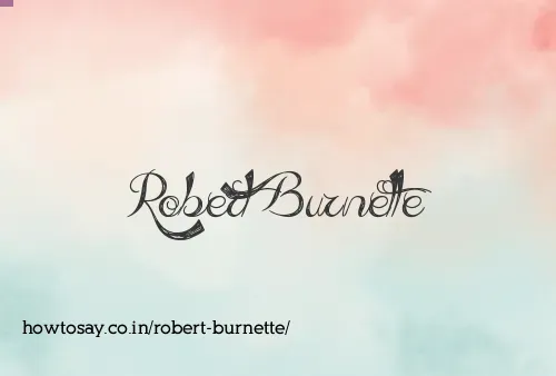 Robert Burnette
