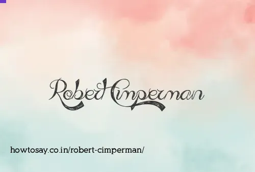 Robert Cimperman