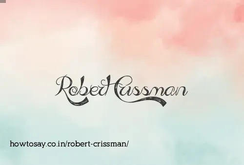 Robert Crissman