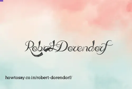 Robert Dorendorf