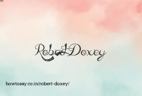 Robert Doxey