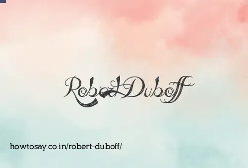 Robert Duboff