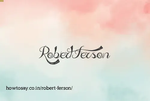 Robert Ferson