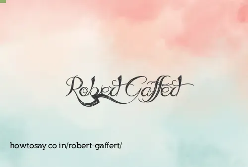 Robert Gaffert