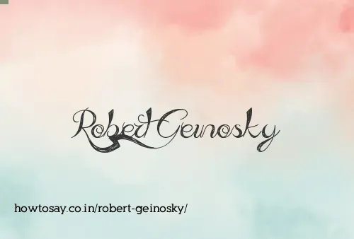 Robert Geinosky