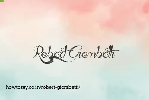 Robert Giombetti