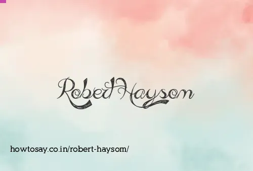 Robert Haysom