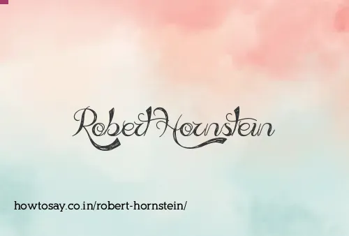 Robert Hornstein