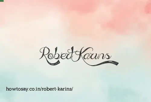 Robert Karins