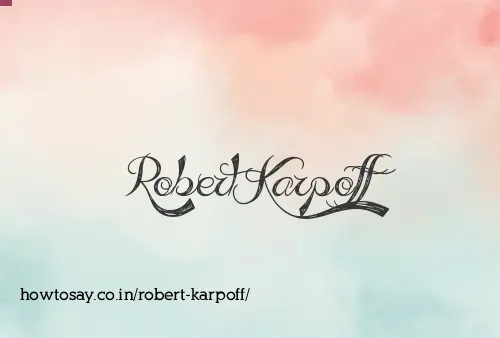 Robert Karpoff
