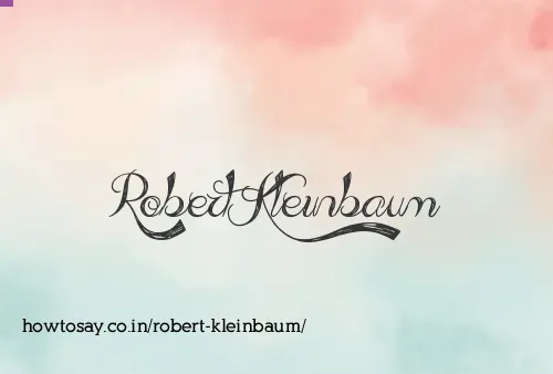 Robert Kleinbaum