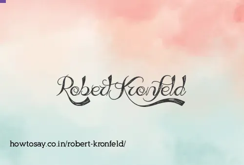 Robert Kronfeld