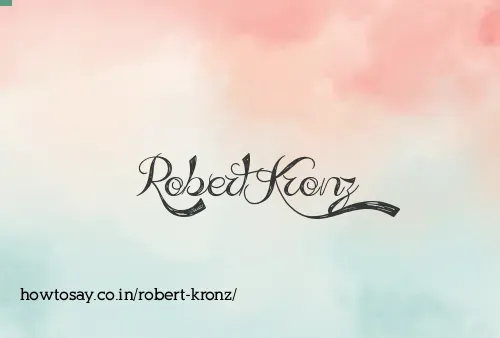 Robert Kronz