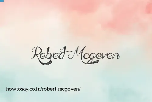 Robert Mcgoven
