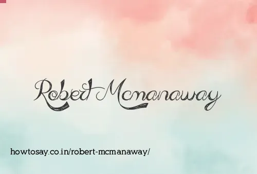 Robert Mcmanaway