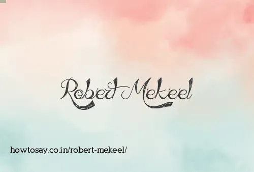 Robert Mekeel