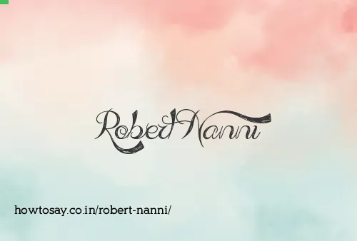 Robert Nanni