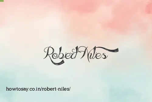 Robert Niles