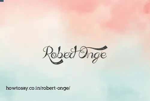 Robert Onge